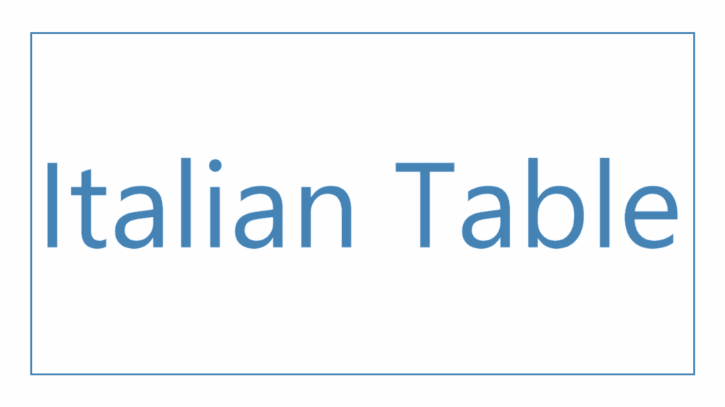 italian-table